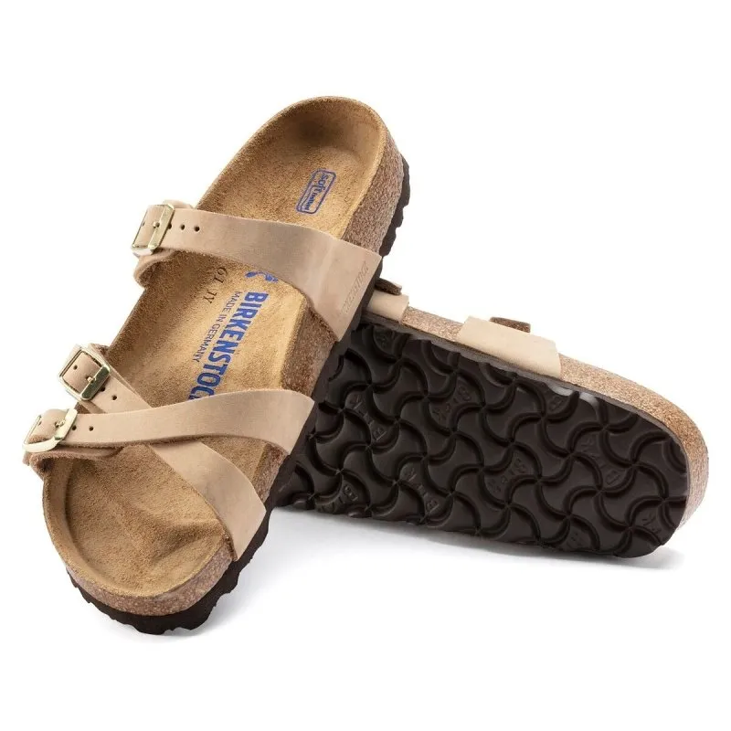 Birkenstock Women's Franca Soft Footbed - Sandcastle Nubuck