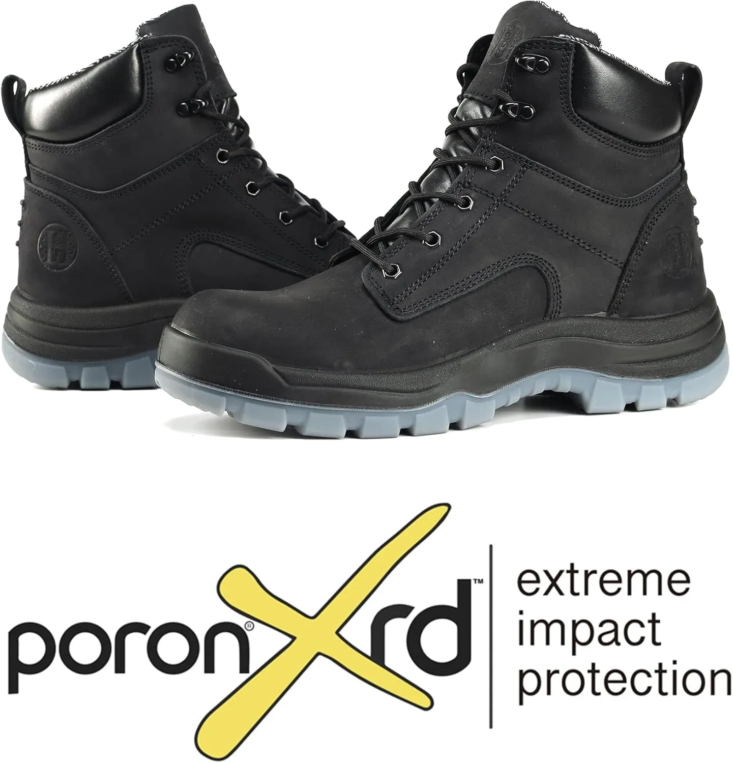 CONRAD Men's EH 6" Soft Toe/Composite Toe Slip Resistant Waterproof Anti-Puncture Work Boots, Durable & Breathable