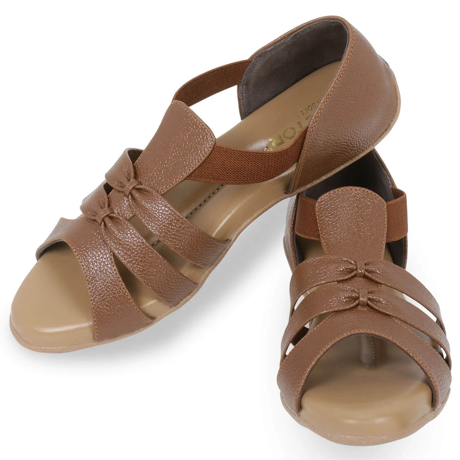 DOCTOR EXTRA SOFT Women's Sandals ART-532 Ideal For Pregnancy Fashion, Elderly Ladies With Soft Medicated Footbed