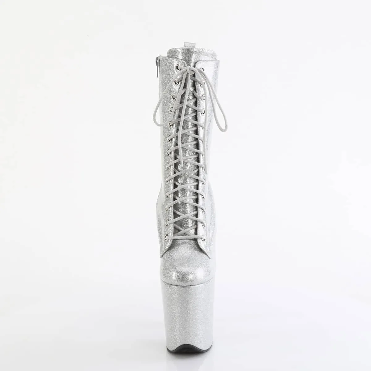 FLAMINGO-1040GP Silver Calf High Boots