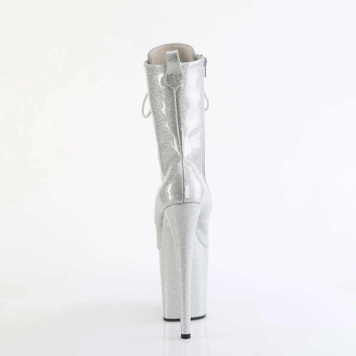 FLAMINGO-1040GP Silver Calf High Boots
