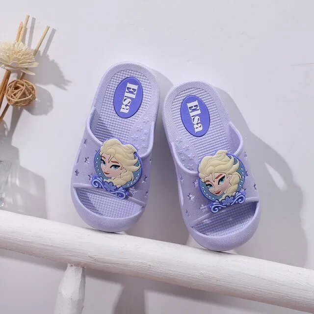 GD Frozen Elsa Lavender Slippers 7267