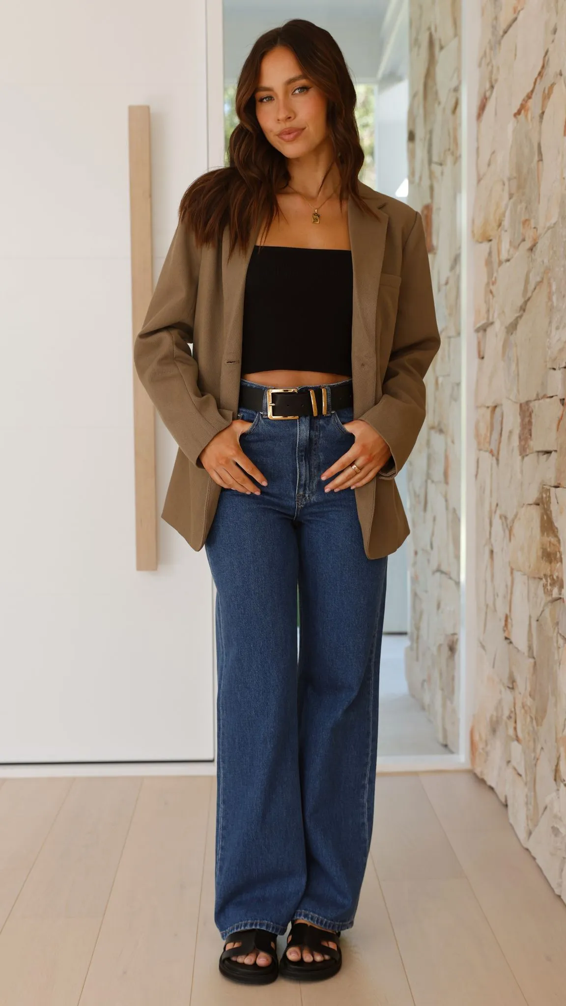 Jacinth Blazer - Brown