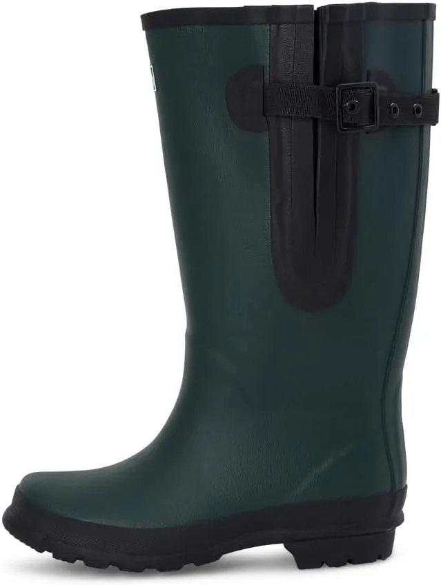 Jileon Extra Wide Calf Rain Boots - Ideal for Wide Feet, Ankles & Calves - Fit 16 to 23 Calves - Durable & Waterproof