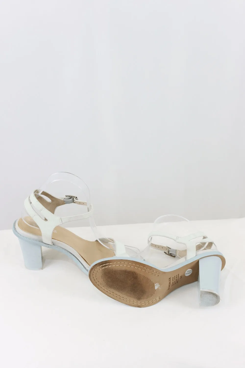Jo Mercer Cream Sandals (36EU)