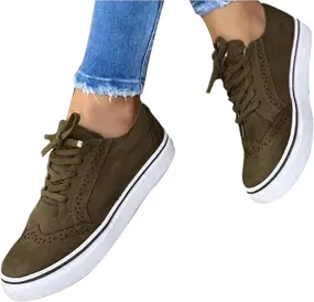 Lausiuoe Flats Shoes Women Comfortable Wedding Womens Low Top Canvas Sneakers Casual Fashion Running Lightweight Breathable Comfortable Walking Flat Shoes Loafers