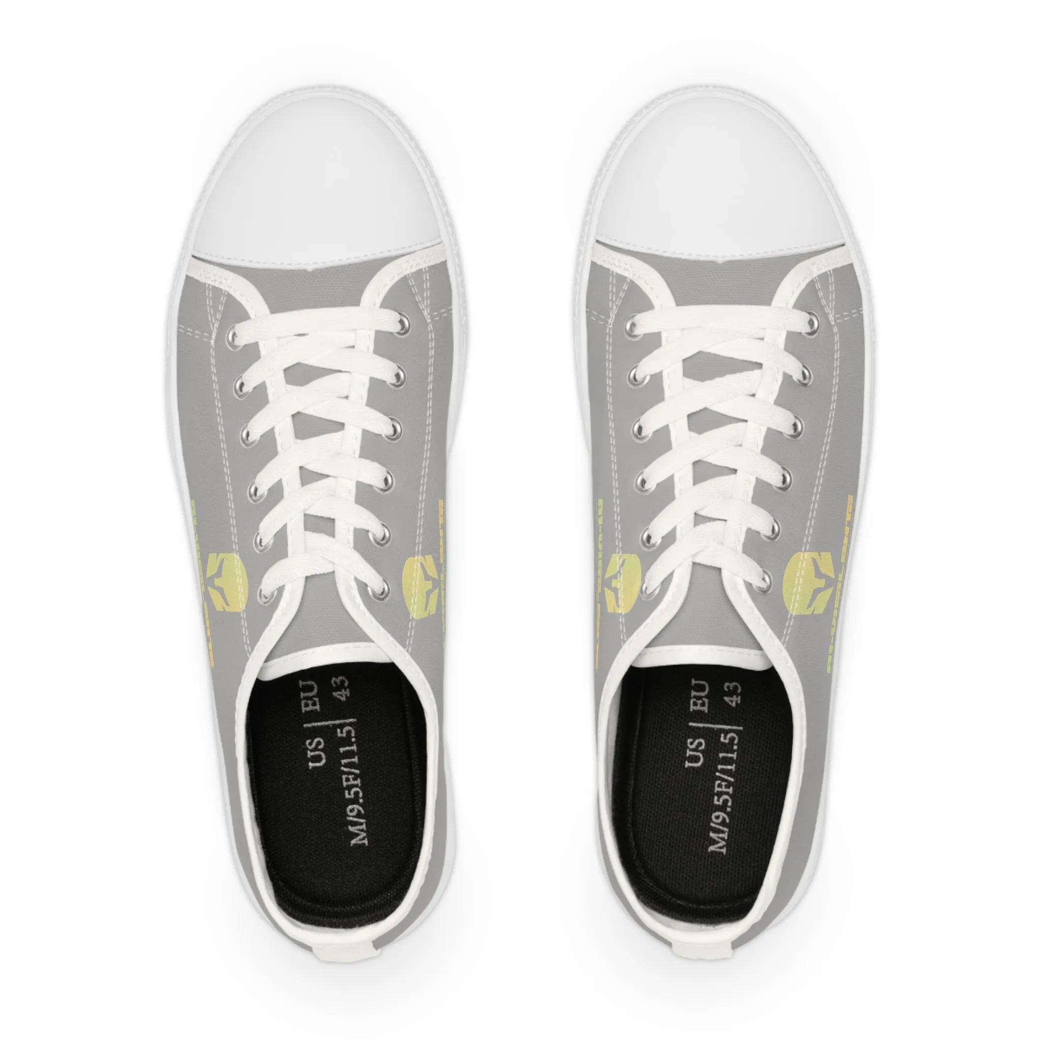Light Grey White A1-Vigilante  Men's Low Top Sneakers