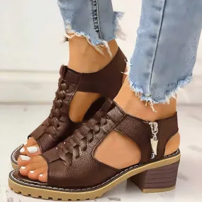 Luella -  Classic Leather Sandals