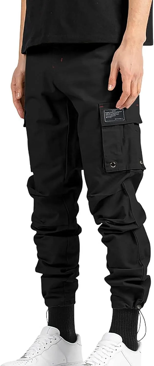 Mens Cargo Pants Outdoor Hiking Tactical Pants Relaxed Fit Camo Combat Pants Waterproof Carpenter Pants with Pockets