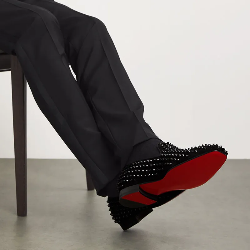 Mens Loafer Fashion Suede Leather