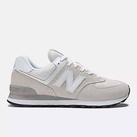 New Balance Men's 574 Classic Sneakers- Nimbus Cloud/White