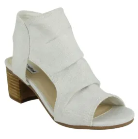 Not Rated Anna White Block Heeled Shoe