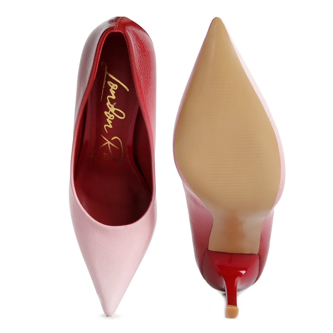 Ombre Mid Heel Pumps