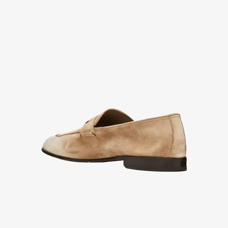 Penny Loafers with Keeper Strap