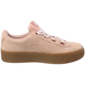 Puma sneakers da donna con zeppa Vikky Ribbon Bold 365314 02 pesca