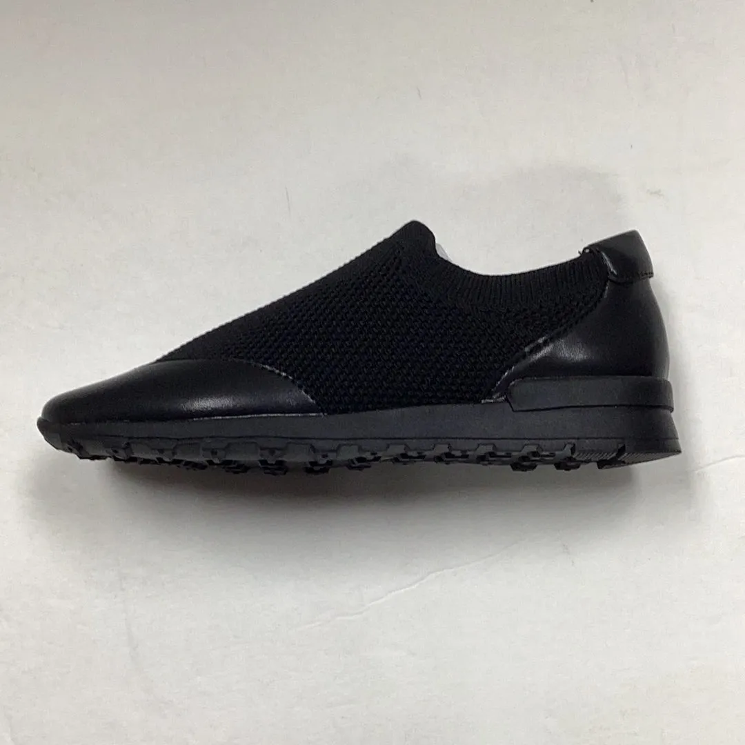 SALE SP23 Boutaccelli Rusher Plain Black Sock Sneaker