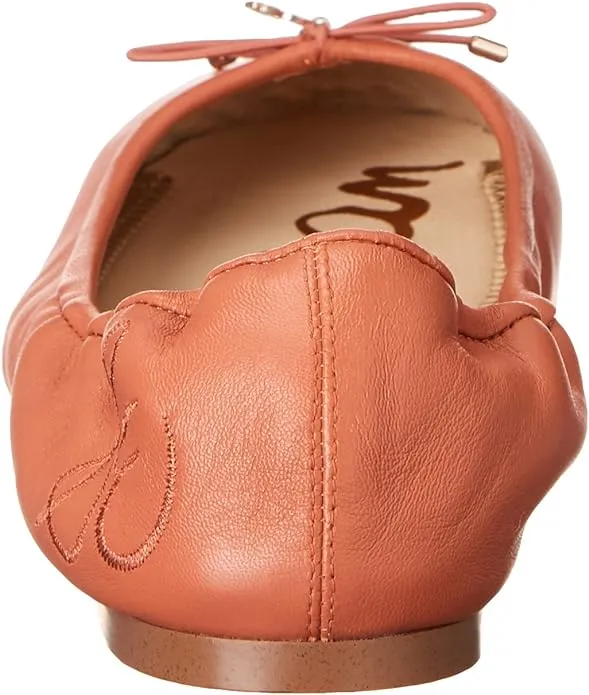 Sam Edelman Felicia Sienna Rose Slip On Rounded Toe Flexible Ballet Flats