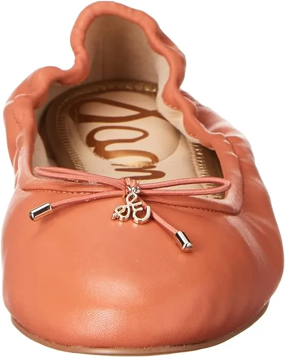 Sam Edelman Felicia Sienna Rose Slip On Rounded Toe Flexible Ballet Flats