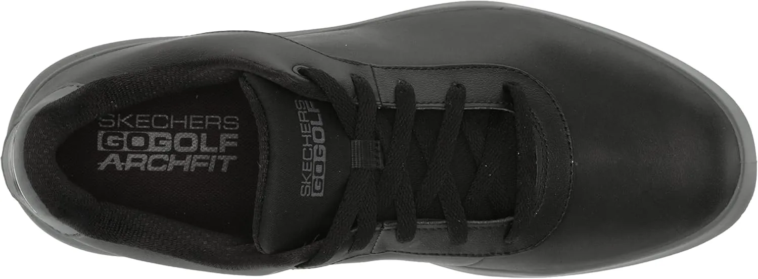 Skechers Men's Drive 5 Lx Arch Relaxed Fit Spikeless Waterproof Golf Shoe Sneaker
