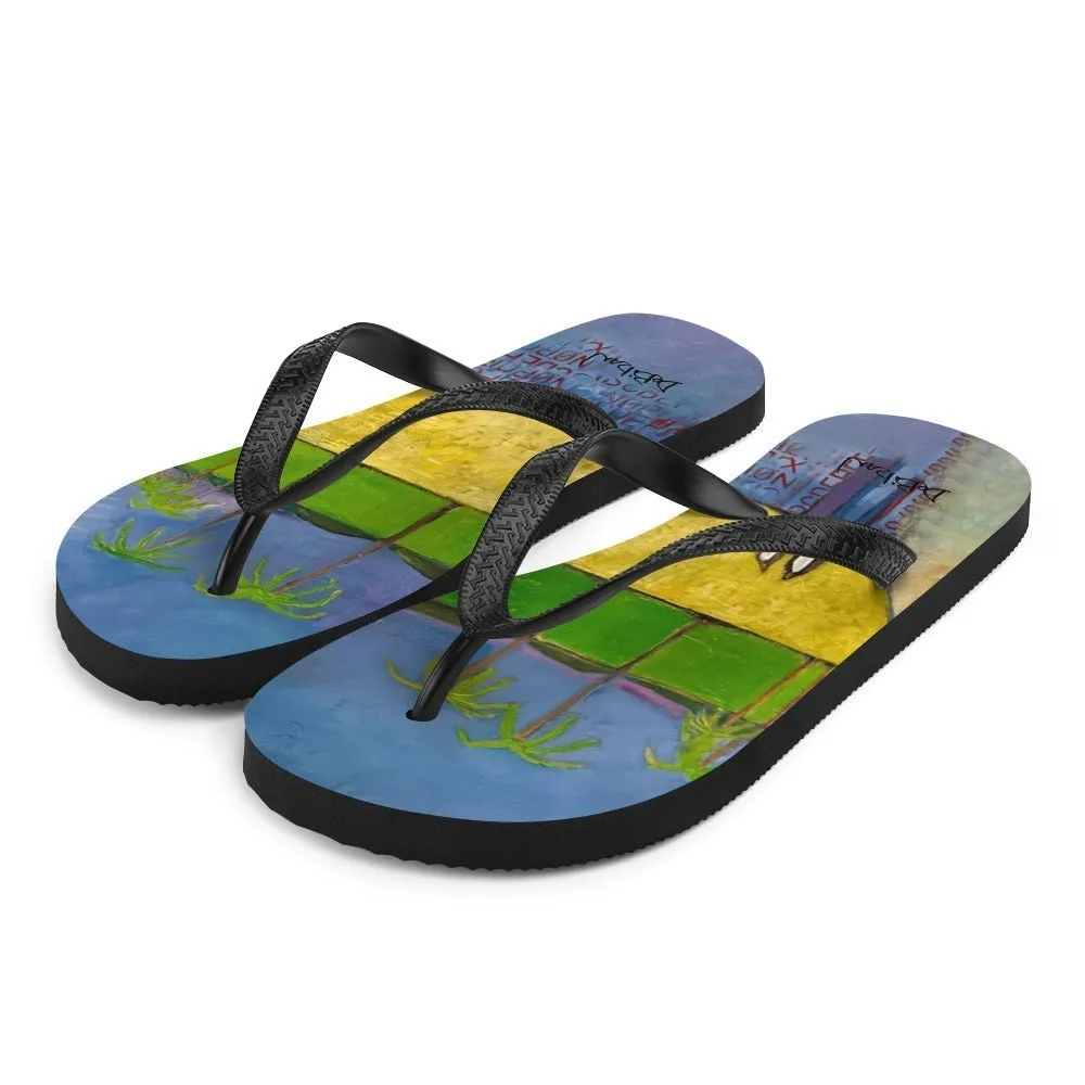 Together In Paradise Flip-Flops