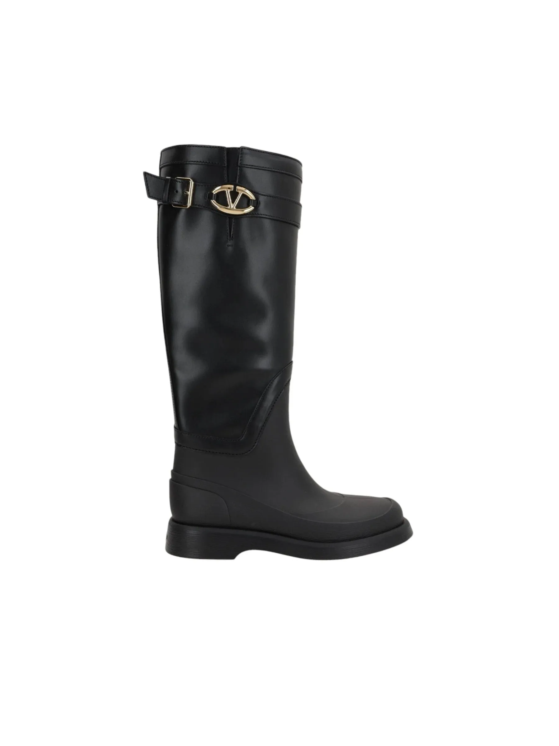 Valentino Garavani Leather Knee-High Boots