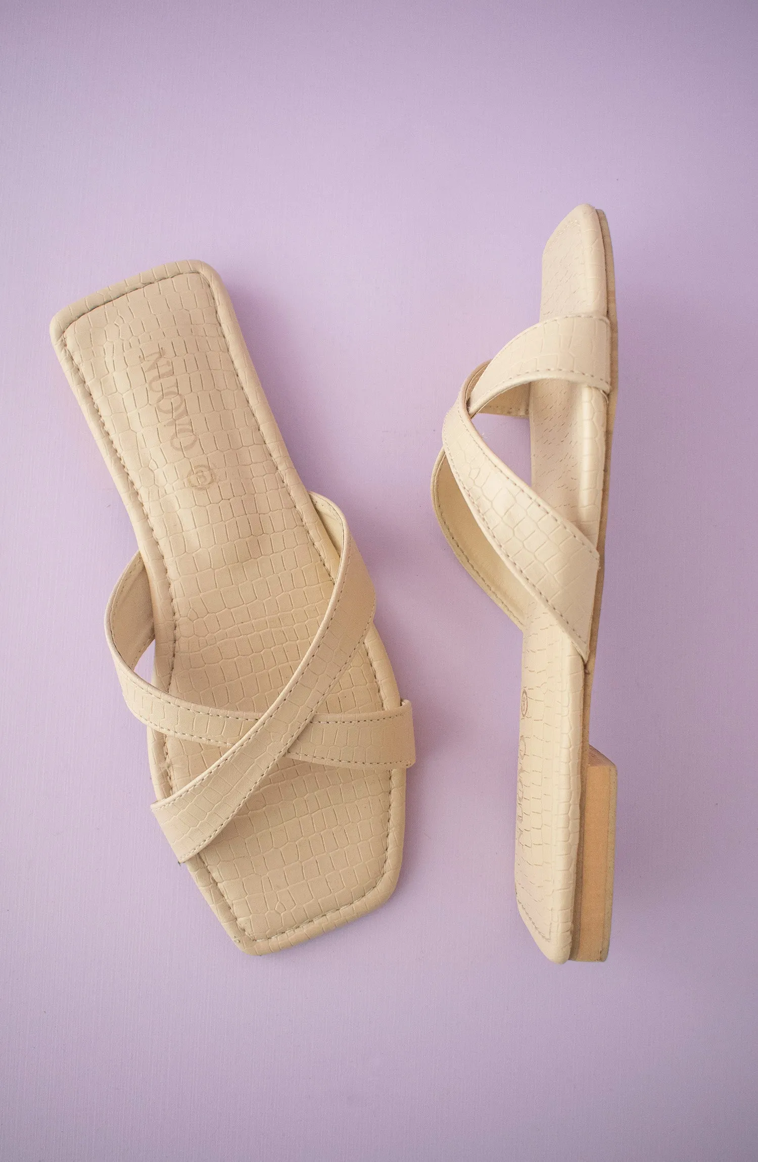 Women Slippers -  BEIGE (ORFS-100 BEIGE)