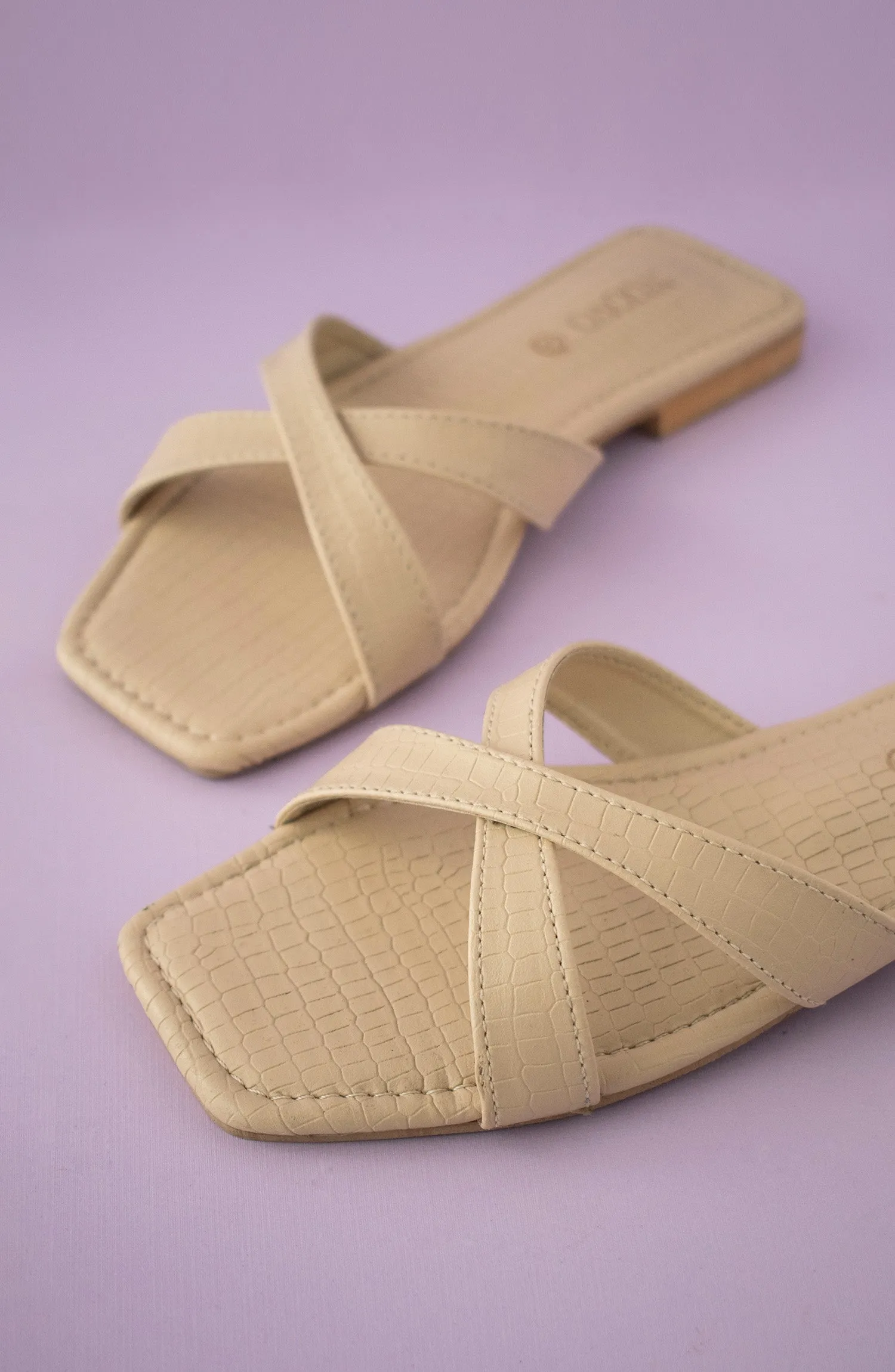 Women Slippers -  BEIGE (ORFS-100 BEIGE)