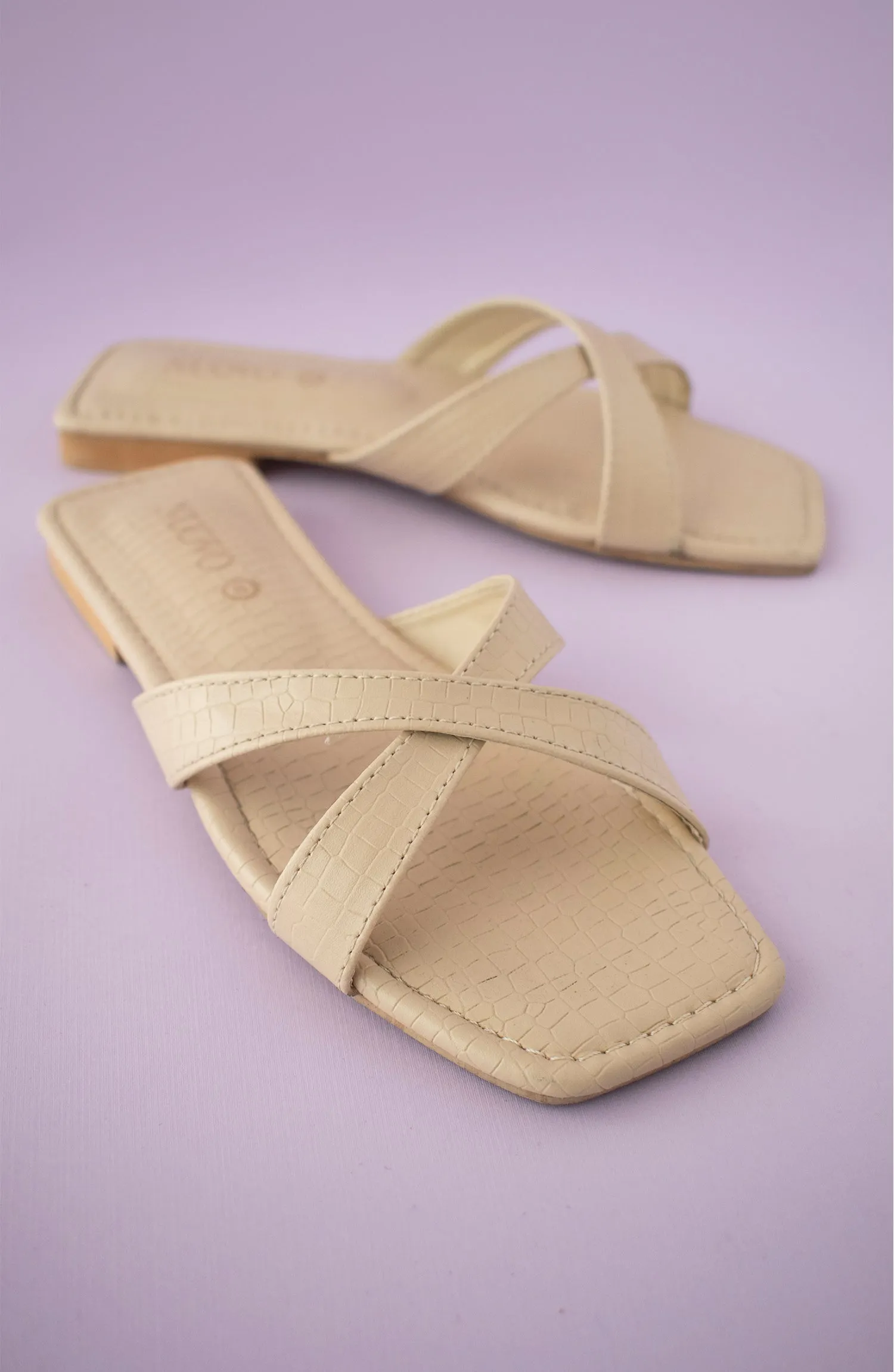 Women Slippers -  BEIGE (ORFS-100 BEIGE)