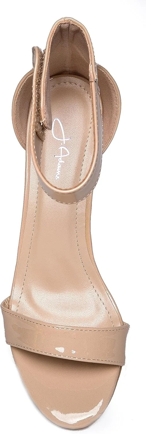 Womens Ankle Strap Open Peep Toe High Heels | Dress, Wedding, Party Heeled Sandals | Elegant, Comfortable & Strappy