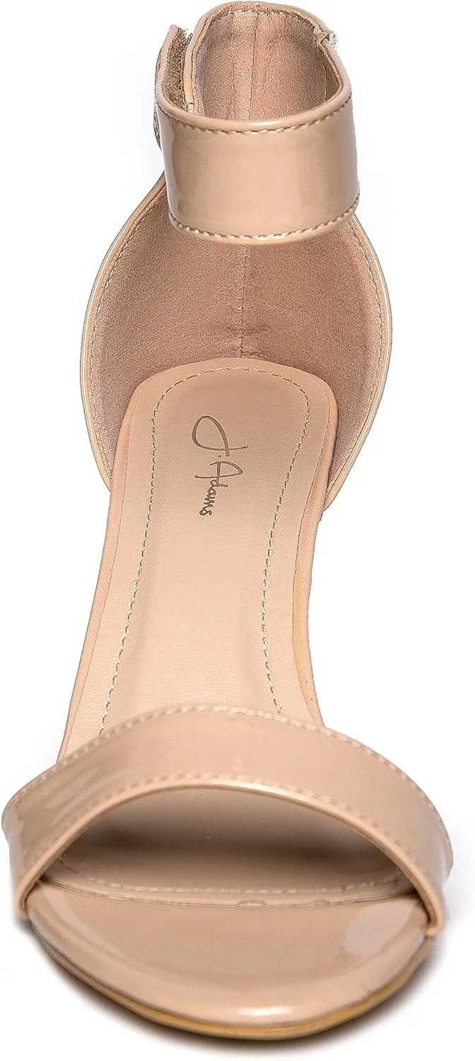 Womens Ankle Strap Open Peep Toe High Heels | Dress, Wedding, Party Heeled Sandals | Elegant, Comfortable & Strappy