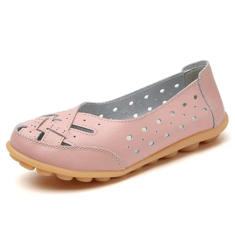 Women's Loafers In Breathable Leather