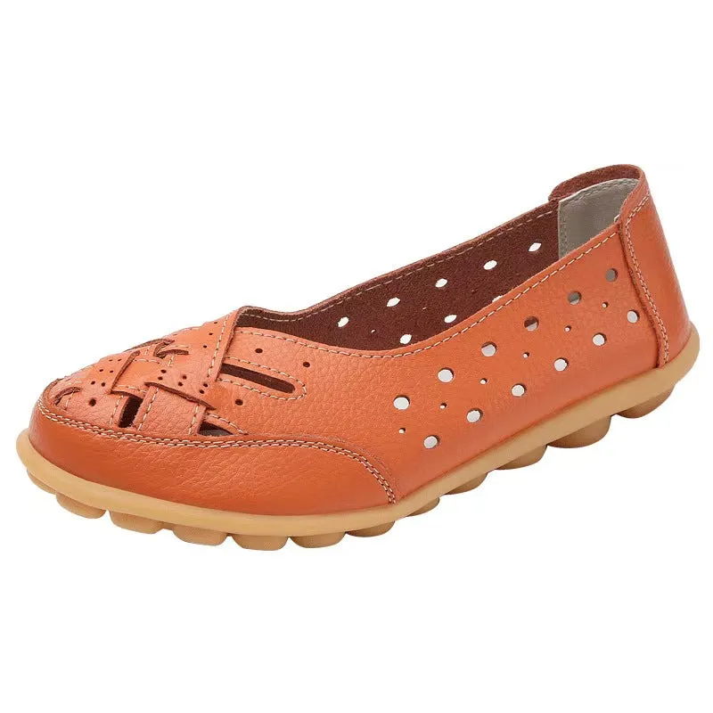Women's Loafers In Breathable Leather