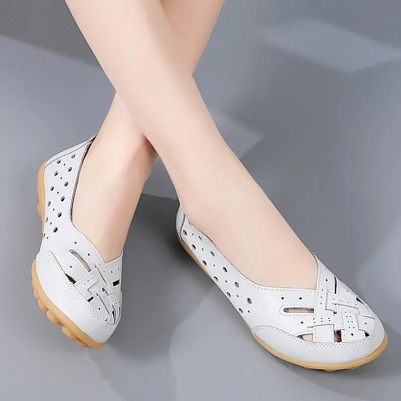 Women's Loafers In Breathable Leather