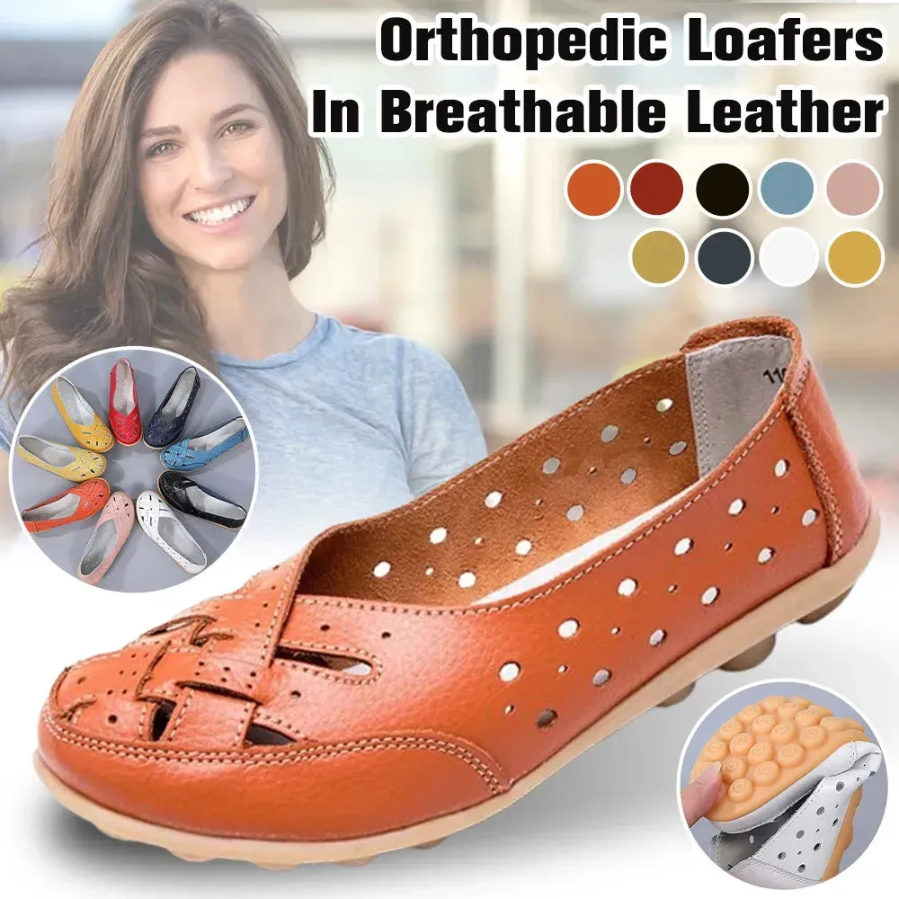 Women's Loafers In Breathable Leather