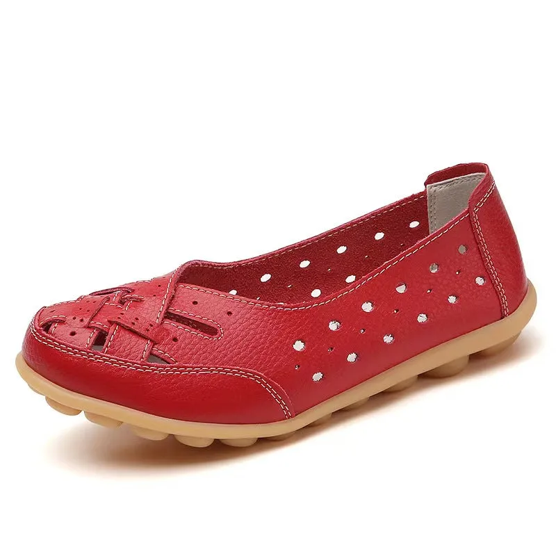 Women's Loafers In Breathable Leather