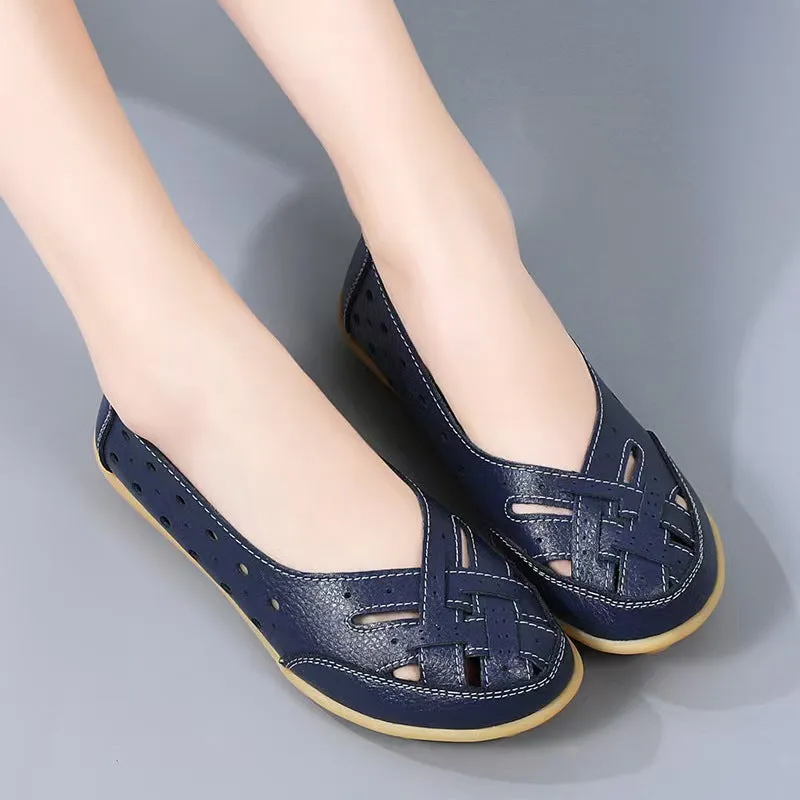 Women's Loafers In Breathable Leather