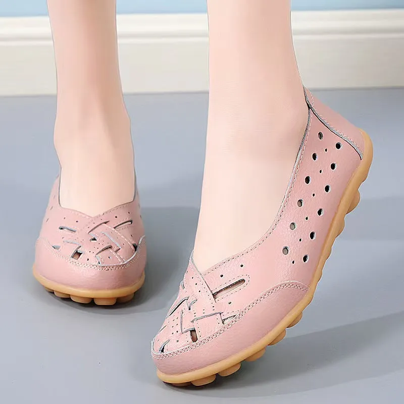 Women's Loafers In Breathable Leather