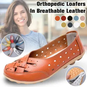 Women's Loafers In Breathable Leather