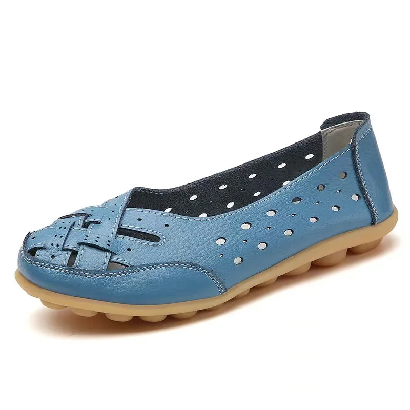 Women's Loafers In Breathable Leather