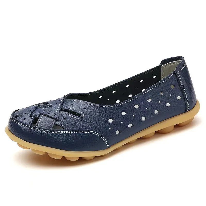 Women's Loafers In Breathable Leather