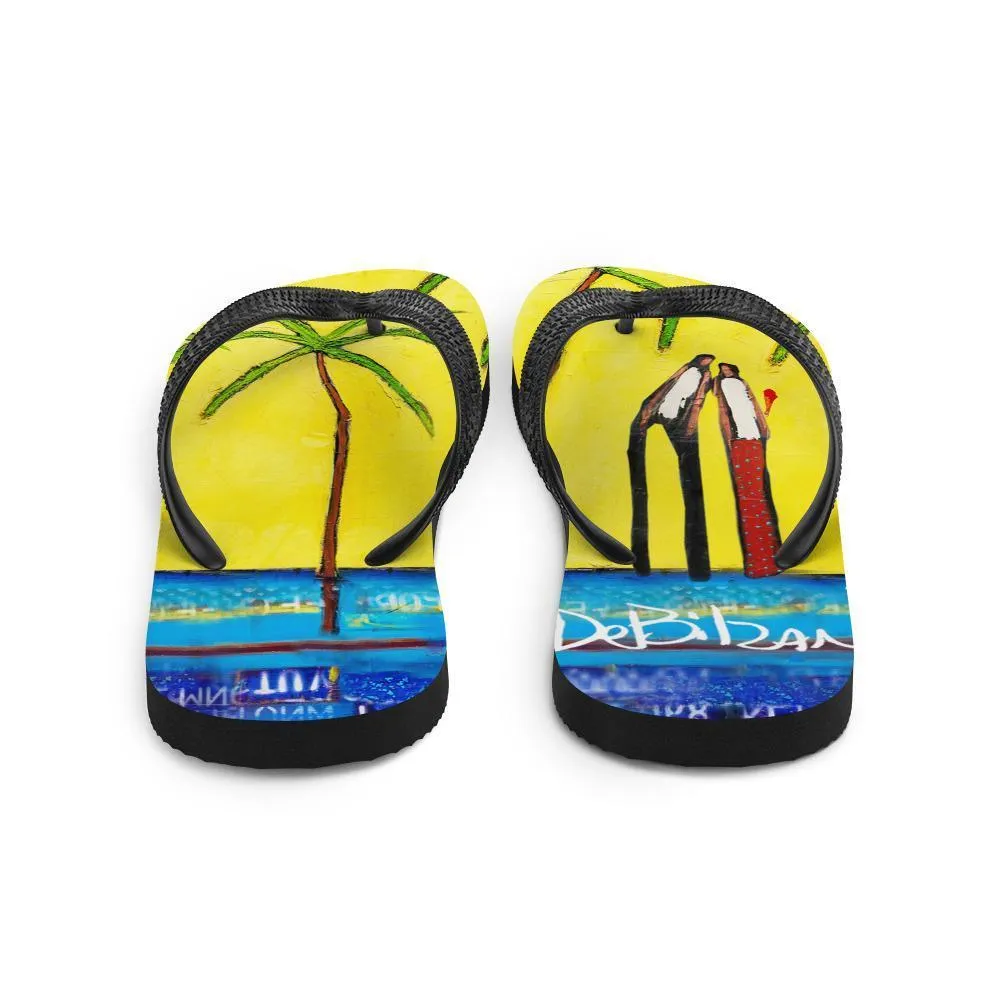 Yellow Mellow Flip Flops